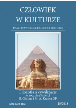 Człowiek w kulturze Pismo poświęcone filozofii i kulturze Nr  28 / 18