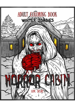 Adult Coloring Book Horror Cabin