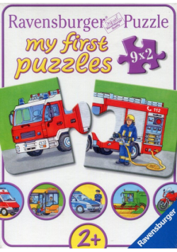 Puzzle Moje pierwsze puzzle Pojazdy ratownicze 9x2