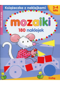 Mozaiki 3-4 lata Książeczka z naklejkami