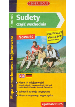 Sudety część wschodnia 1:200 000