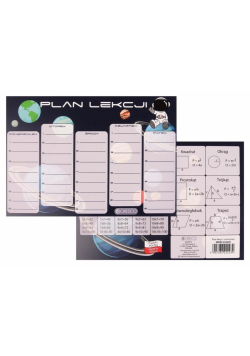 Plan lekcji A5 Kosmonauta (25szt)
