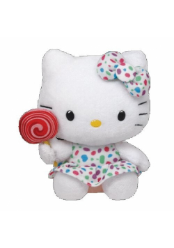 Beanie Babies Hello Kitty - Lollipop średnia