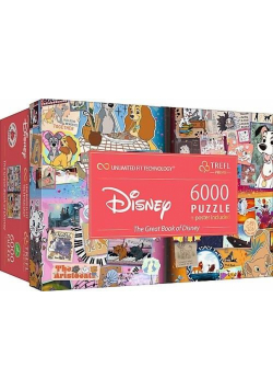 Puzzle 6000 UFT Disney The Great Book of Disney 81037