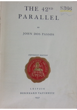 The 42nd Parallel , 1931r.