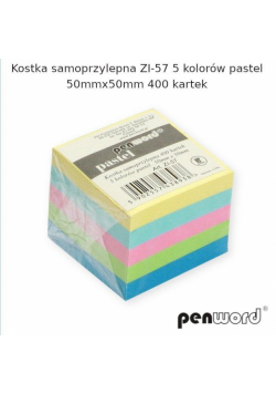 Kostka biurowa pastel 50x50mm 400K