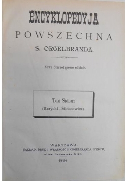 Encyklopedyja powszechna Tom VII ,1884 r.