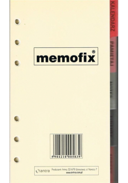 Wkłady Memofix 2025 B6 ST komplet