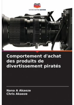 Comportement d'achat des produits de divertissement piratés