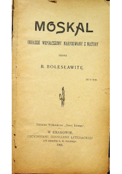 Moskal 1903 r.