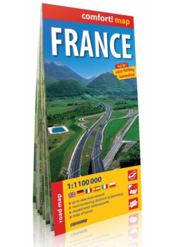 France mapa samochodowa 1:1100 000