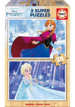 Puzzle drewniane Kraina lodu