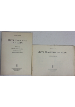 Język francuski dla dzieci, 2 książki