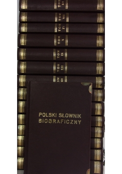 Polski słownik biograficzny, zestaw 15 tomów