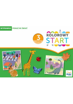 Kolorowy start Trzylatek Wyprawka Pokaż mi świat w teczce