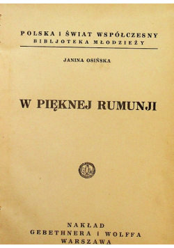 W pięknej Rumunji 1935 r.