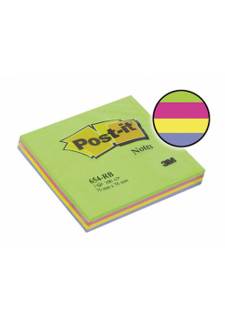 Bloczek samoprzylepny POST-IT 76x76mm 100 kartek wiosenny