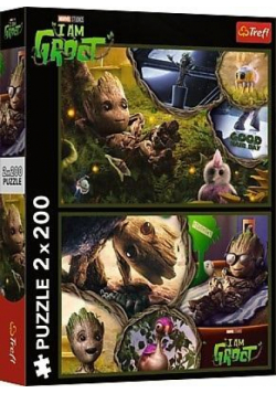 Puzzle 2x200  Ja jestem Groot Marvel Guardians of the Galaxy 13315
