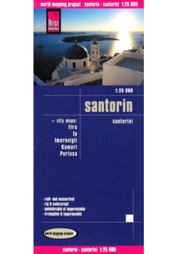 Santorin plan miasta 1:25 000