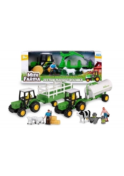 Mini Farma Traktor z przyczepą