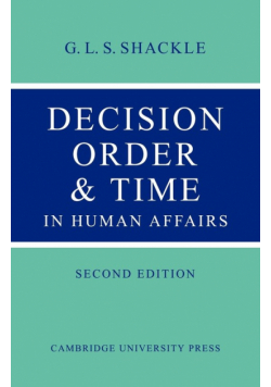 Decision Order and Time in Human Affairs