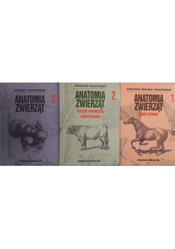 Anatomia Zwierząt Tom I do III