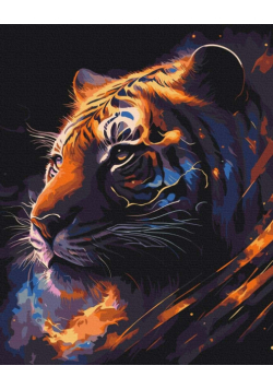 Malowanie po numerach Zodiak tygrysa