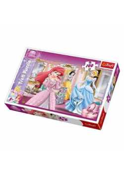 Puzzle 100 Księżniczki Przygotowania do balu