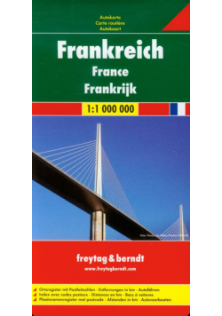 Francja mapa drogowa 1:1 000 000