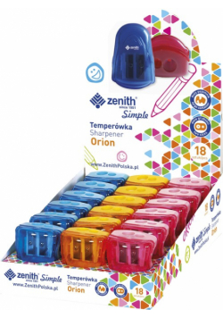 Temperówka Zenith Orion z dwoma otworamiDisplay 18 sztuk