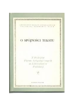 O spójności tekstu