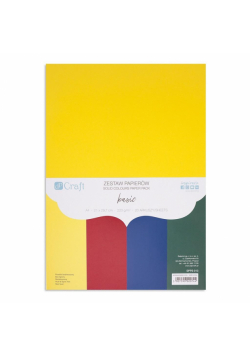 Zestaw papierów A4 20 arkuszy basic 220g