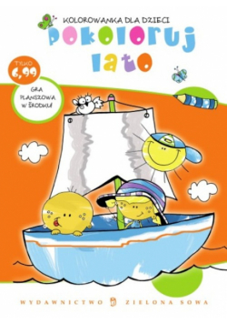 Pokoloruj lato Kolorowanka dla dzieci