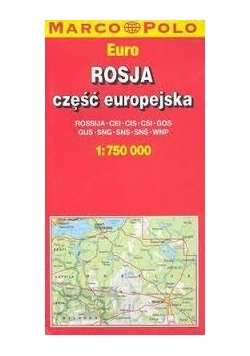 Rosja część europejska, mapa