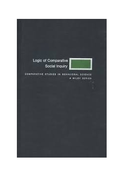 Logic of Comparative Social Inquiry