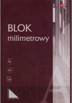 Blok milimetrowy A4 20 kartek