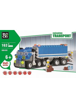 Klocki Blocki Ciężarówka transportowa 163 elementy