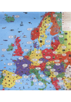 Europa Europe Kinderkarte