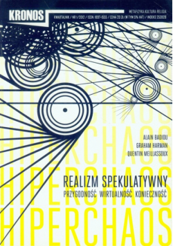 Kronos 1/2012 Realizm spekulatywny