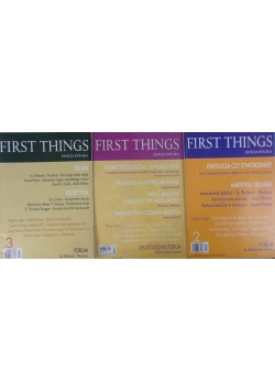 First thing , numer 1 , 2 , 3