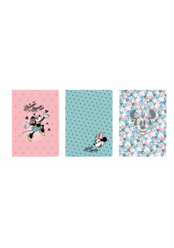 Paczka Zeszyt A4 60 k. kratka Disney fashion Minnie Mouse 1 szt. mix