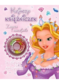 Klejnoty Księżniczek Zabawa i naklejanie + naszyjnik
