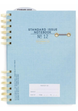 Notatnik A5/192K linia Standard Issue No.12 blue