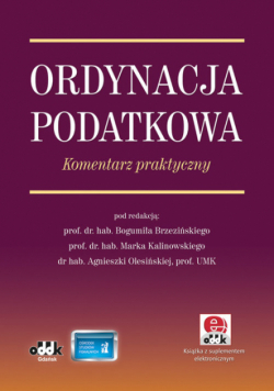 Ordynacja podatkowa Komentarz praktyczny