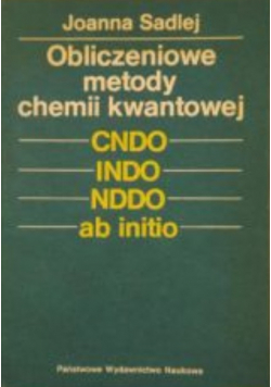 Obliczeniowe metody chemii kwantowej