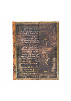 Kalendarz Paperblanks 2025 Michelangelo, Handwriting Ultra tygodniowy VER
