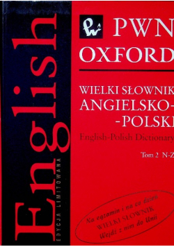 Wielki słownik angielsko  polski Tom II N Z