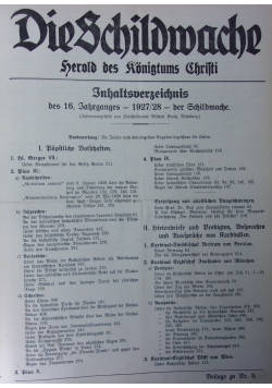 die Schildwachenr 1-53, ok.1928r.