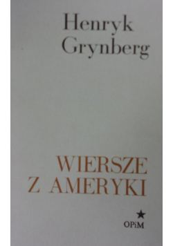 Wiersze z Ameryki