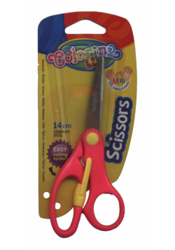 Nożyczki szkolne Colorino kids 14 cm z odbojnikiem